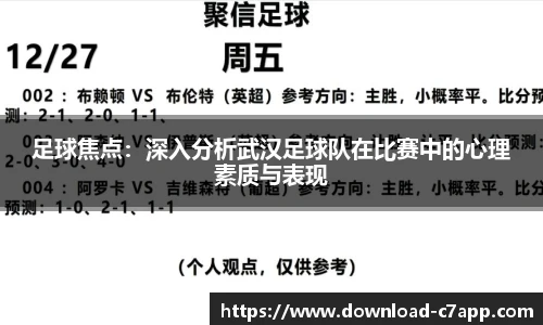 足球焦点：深入分析武汉足球队在比赛中的心理素质与表现